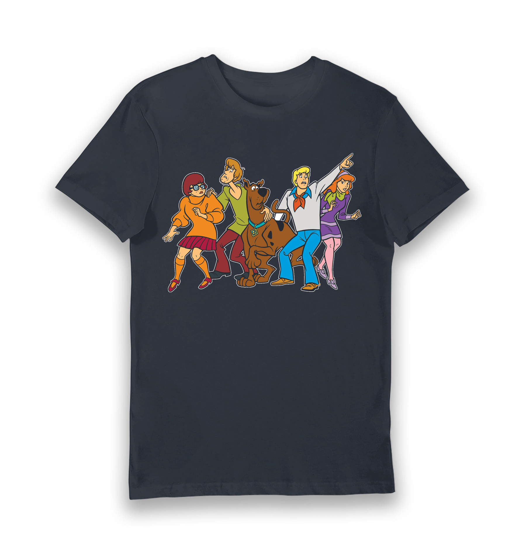 Navy Printed T-shirt Front