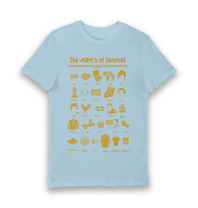 Light Blue Printed T-shirt Front