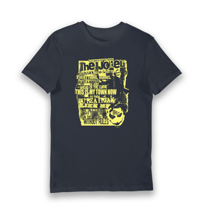 Navy Printed T-shirt Front