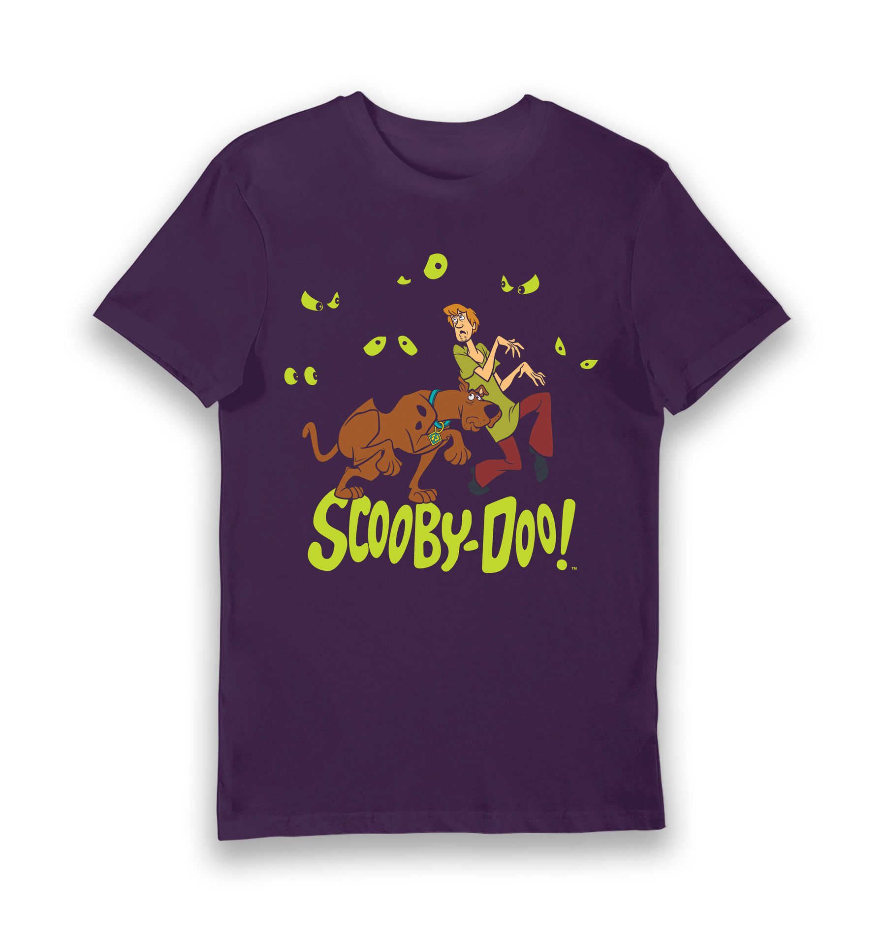 Purple Printed T-shirt Front