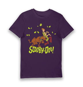 Purple Printed T-shirt Front