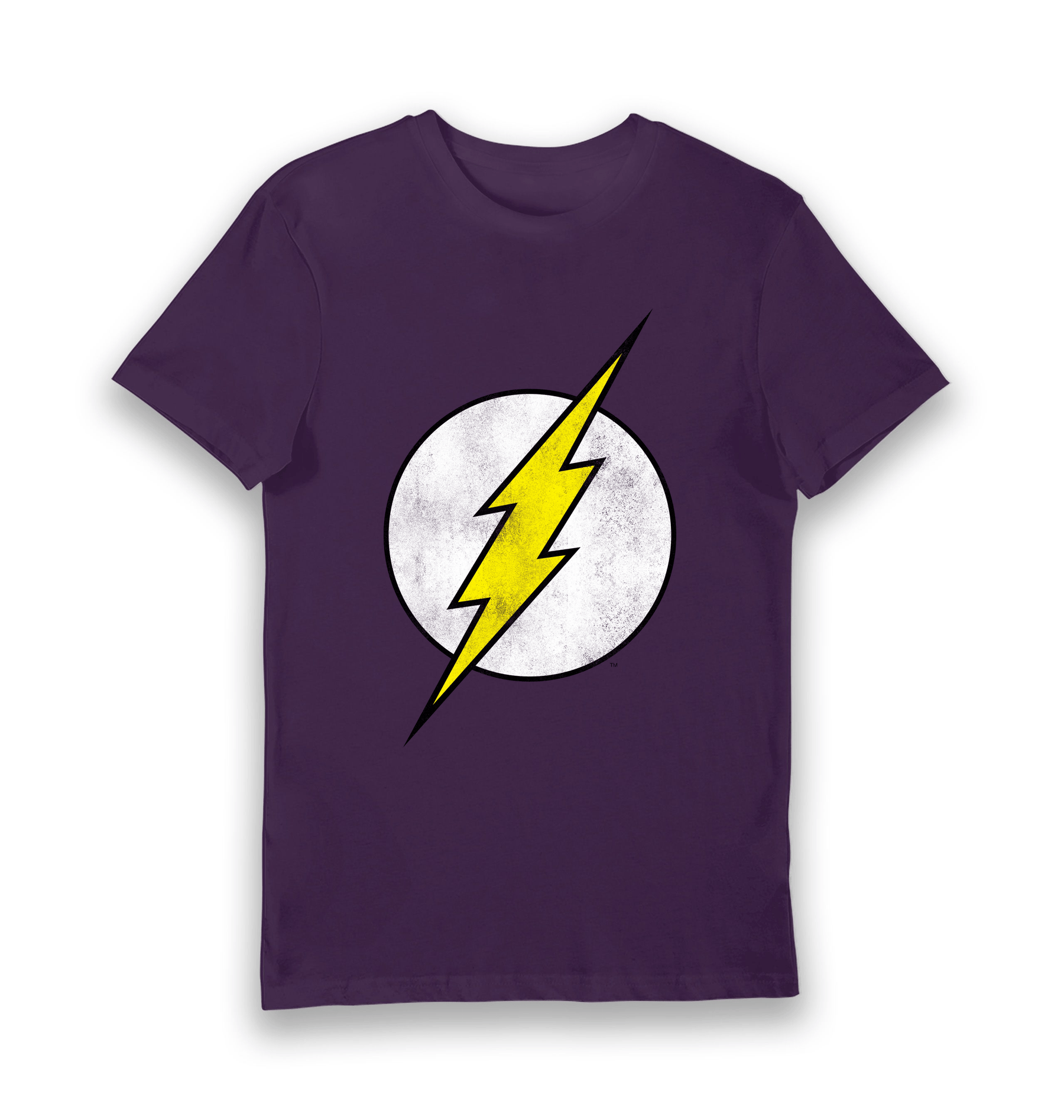 Purple Printed T-shirt Front