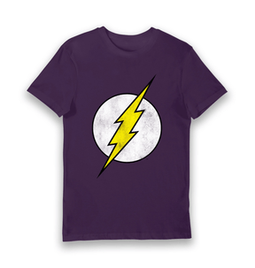 Purple Printed T-shirt Front