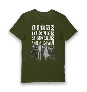 Forest Green Printed T-shirt Front