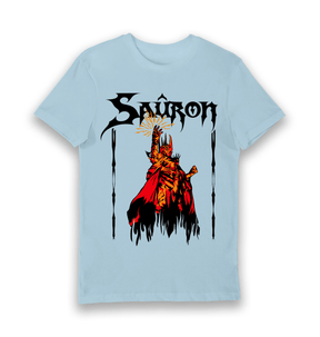 Light Blue Printed T-shirt Front