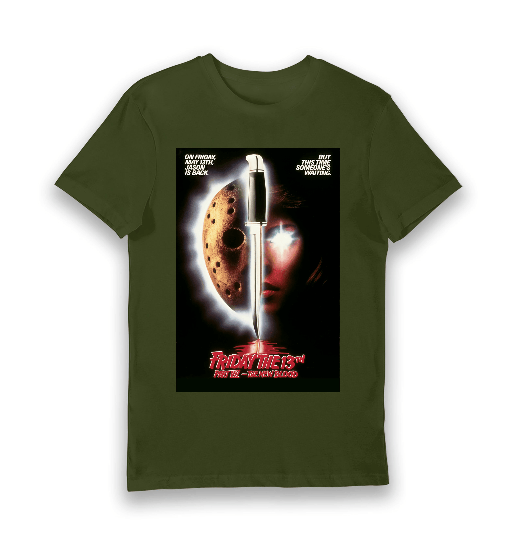 Forest Green Printed T-shirt Front