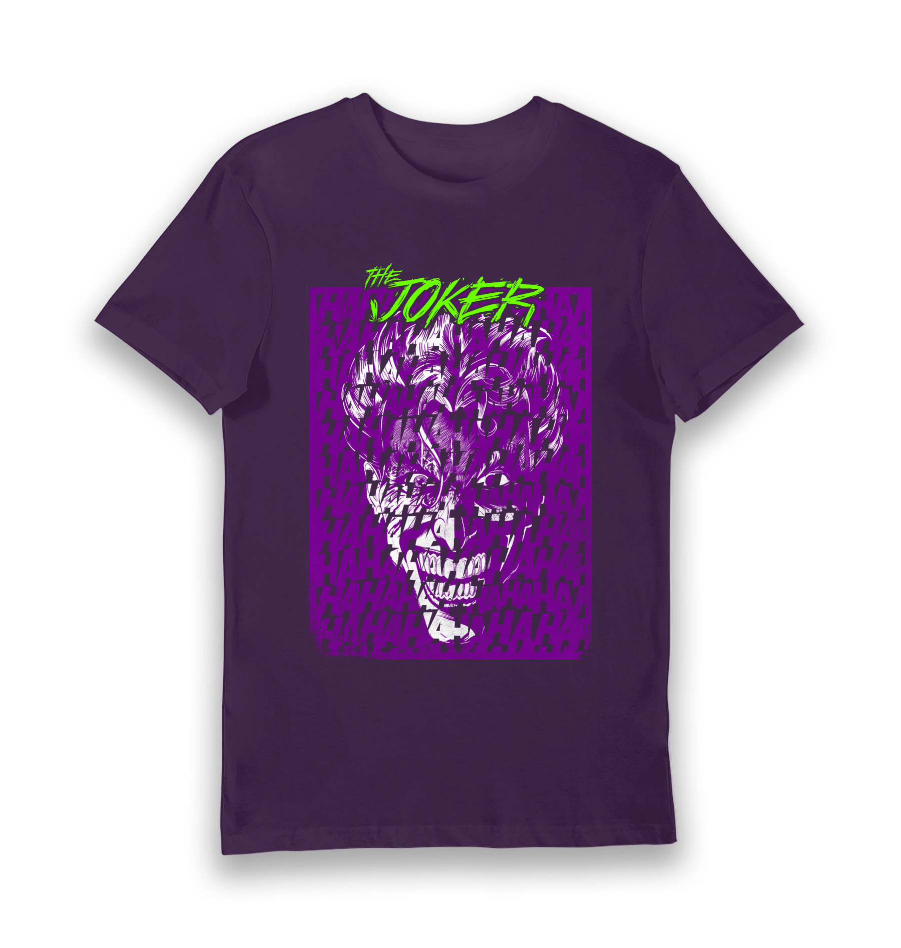 Purple Printed T-shirt Front