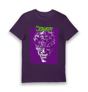 Purple Printed T-shirt Front