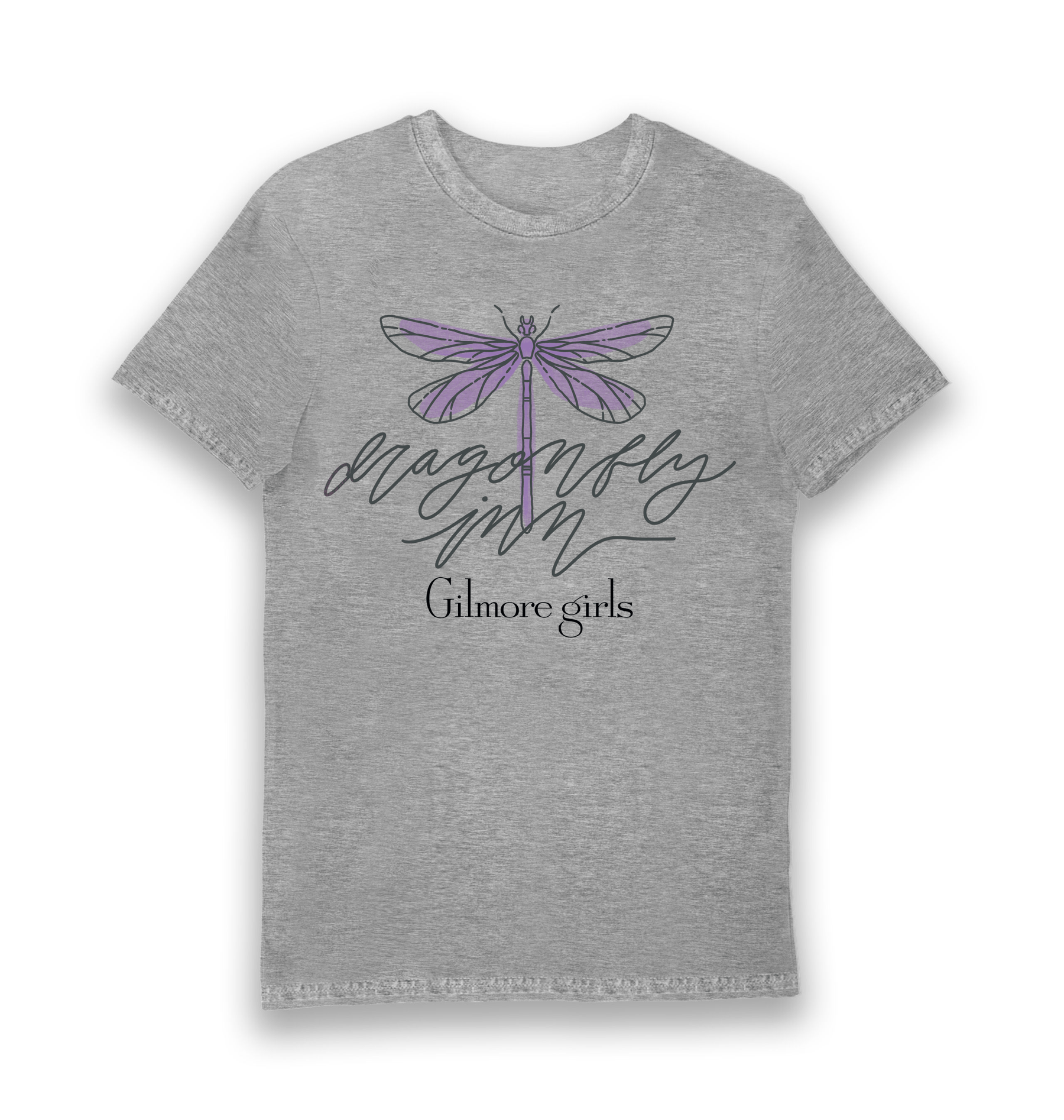 Sports Grey Printed T-shirt Front