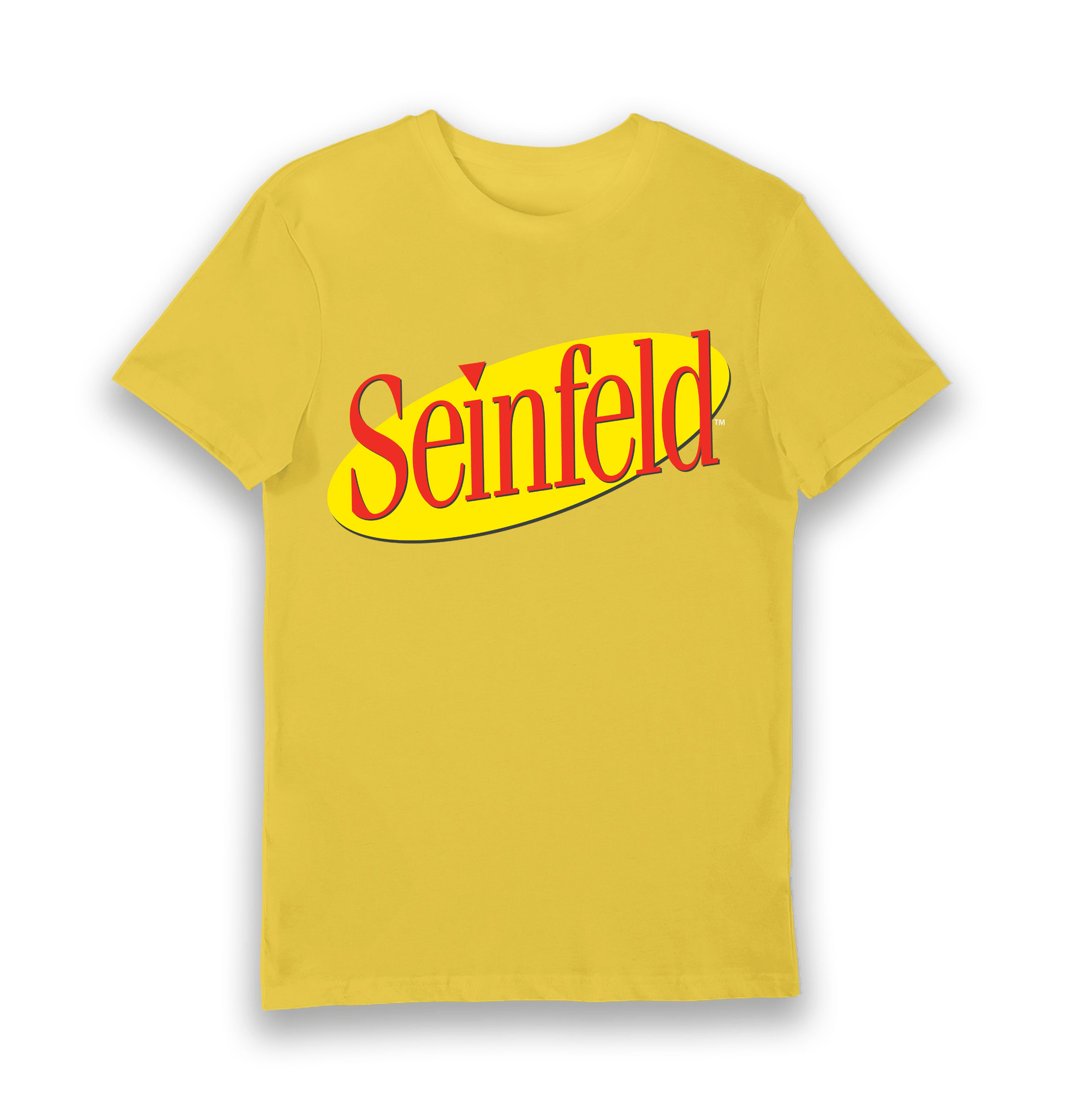 Yellow Printed T-shirt Front