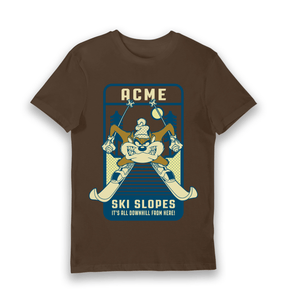 Brown Printed T-shirt Front