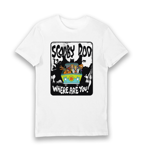 White Printed T-shirt Front