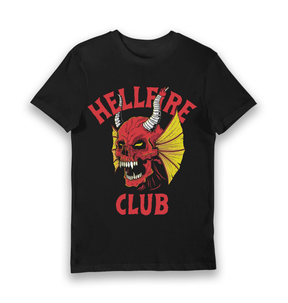 Black Printed T-shirt Front