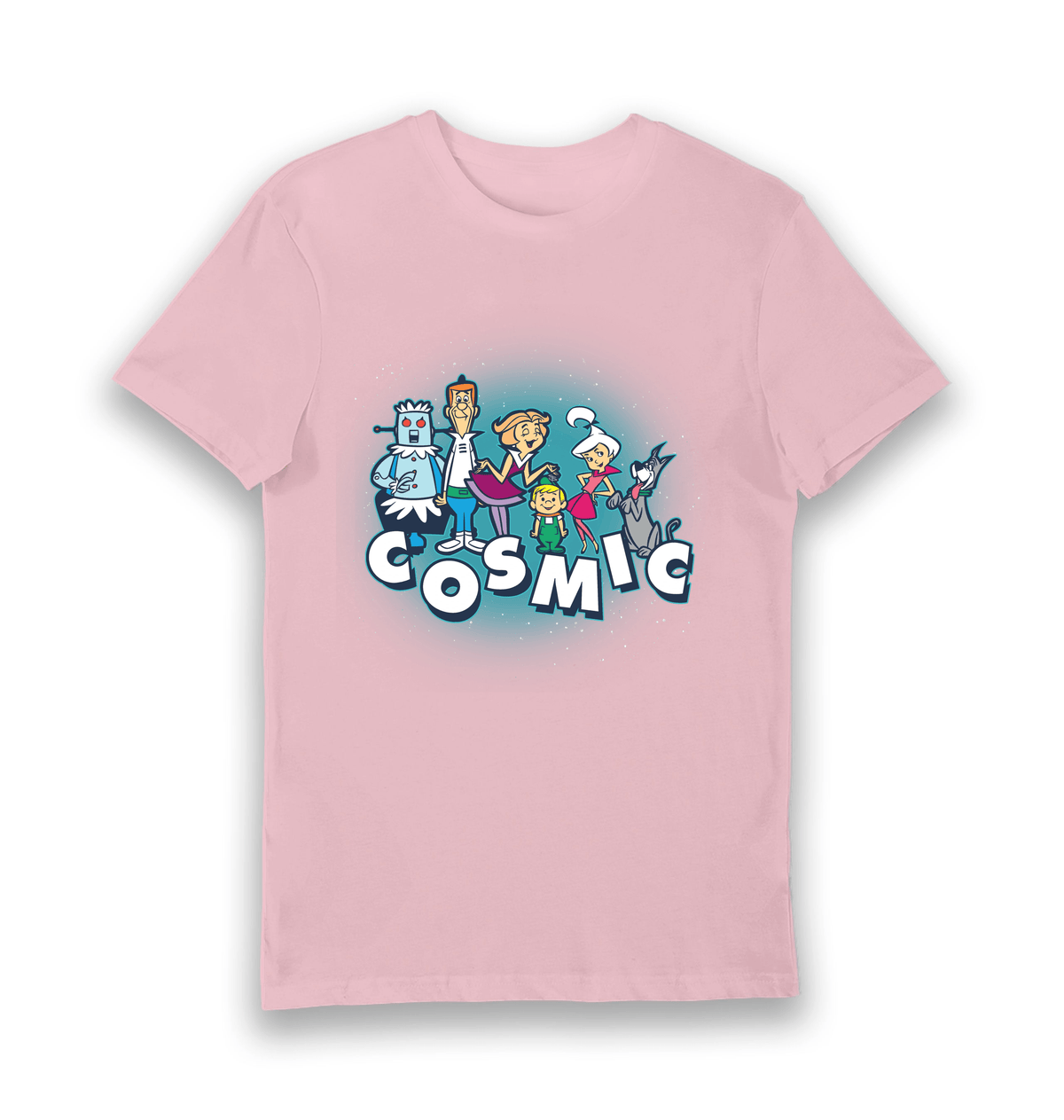 Pink Printed T-shirt Front