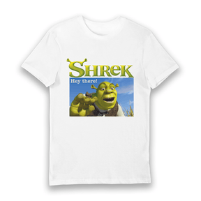 White Printed T-shirt Front