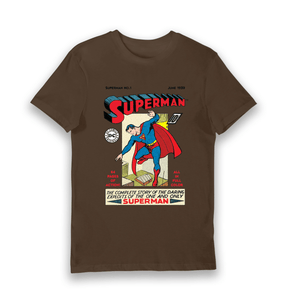 Brown Printed T-shirt Front