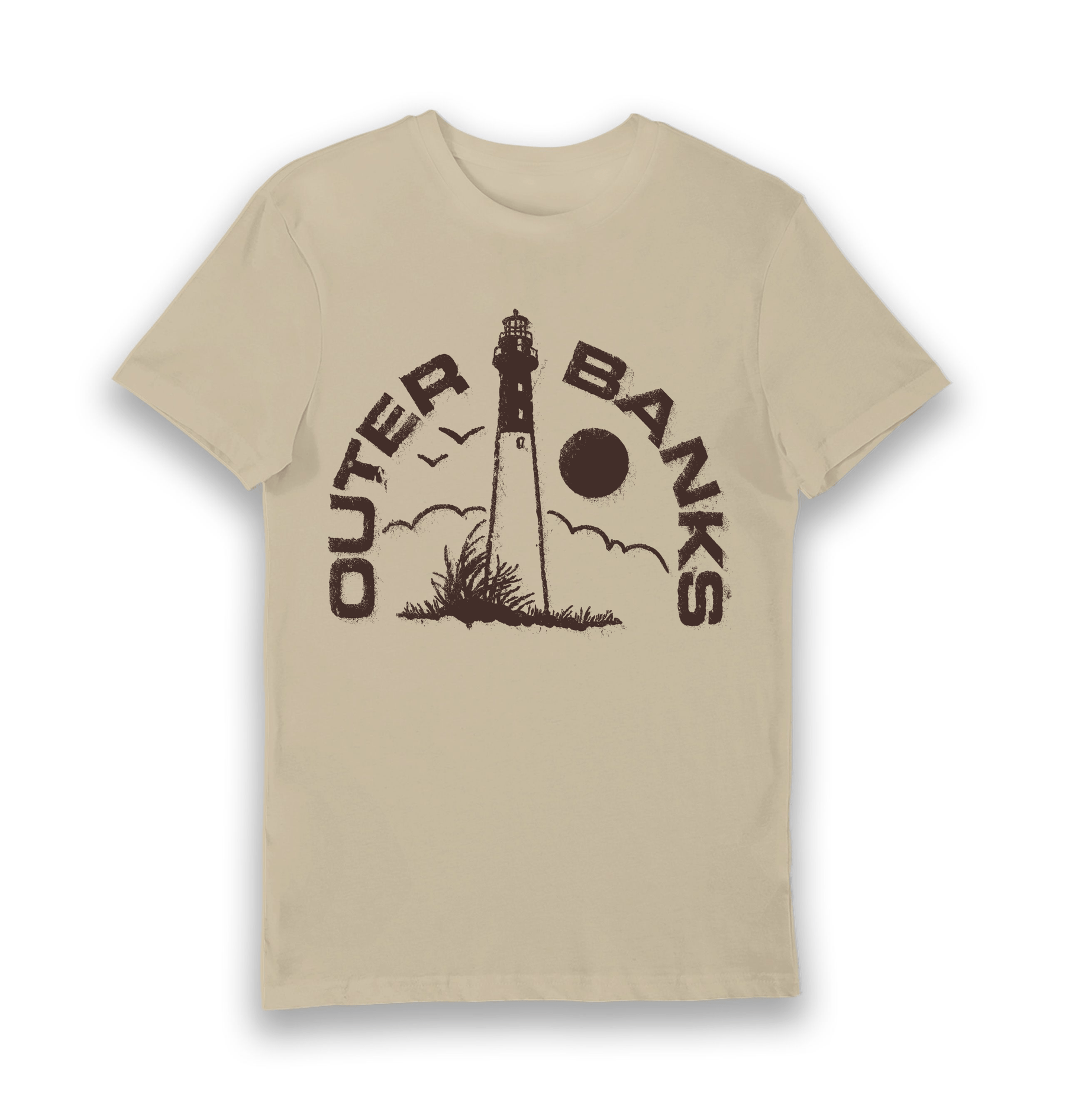 Sand Printed T-shirt Front