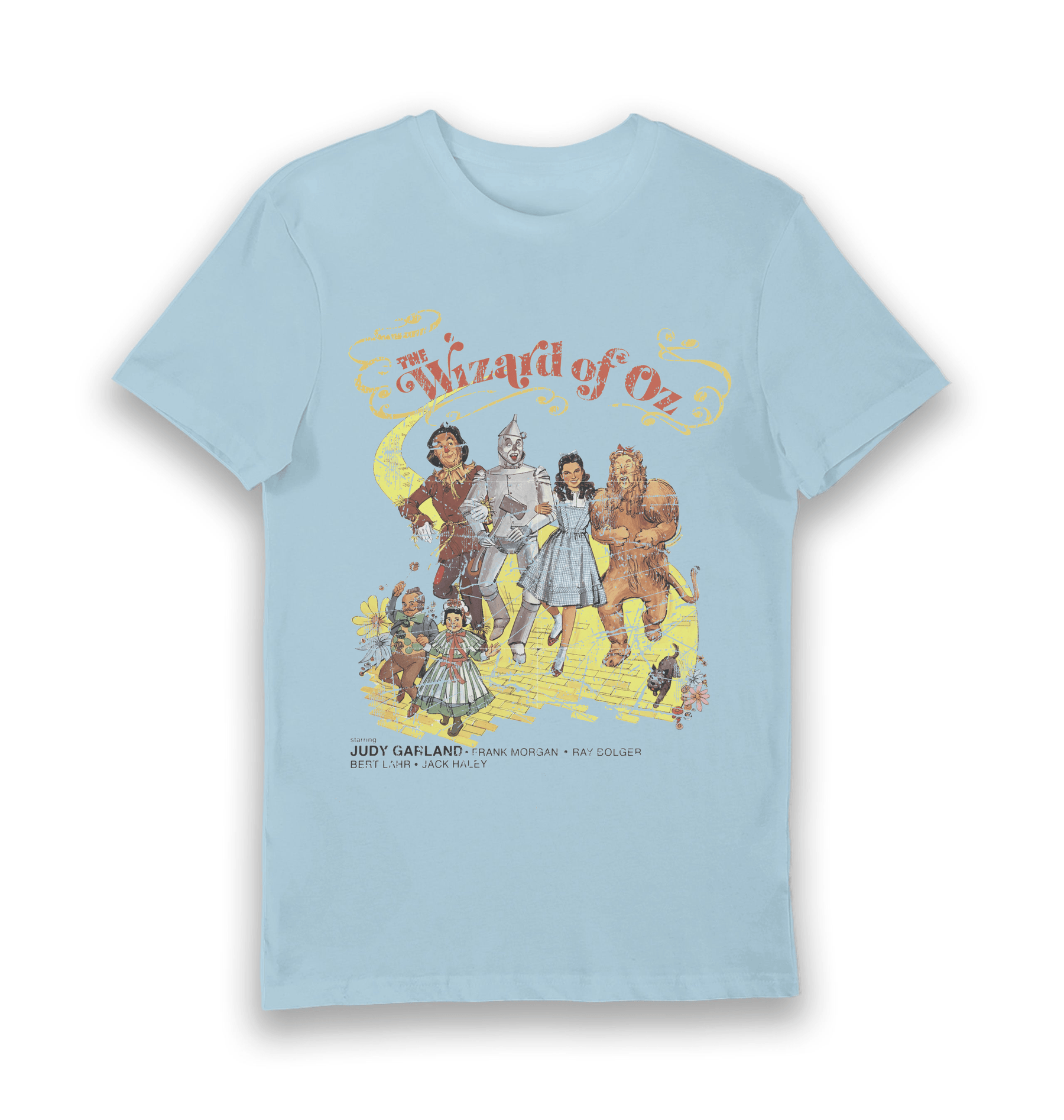 Light Blue Printed T-shirt Front
