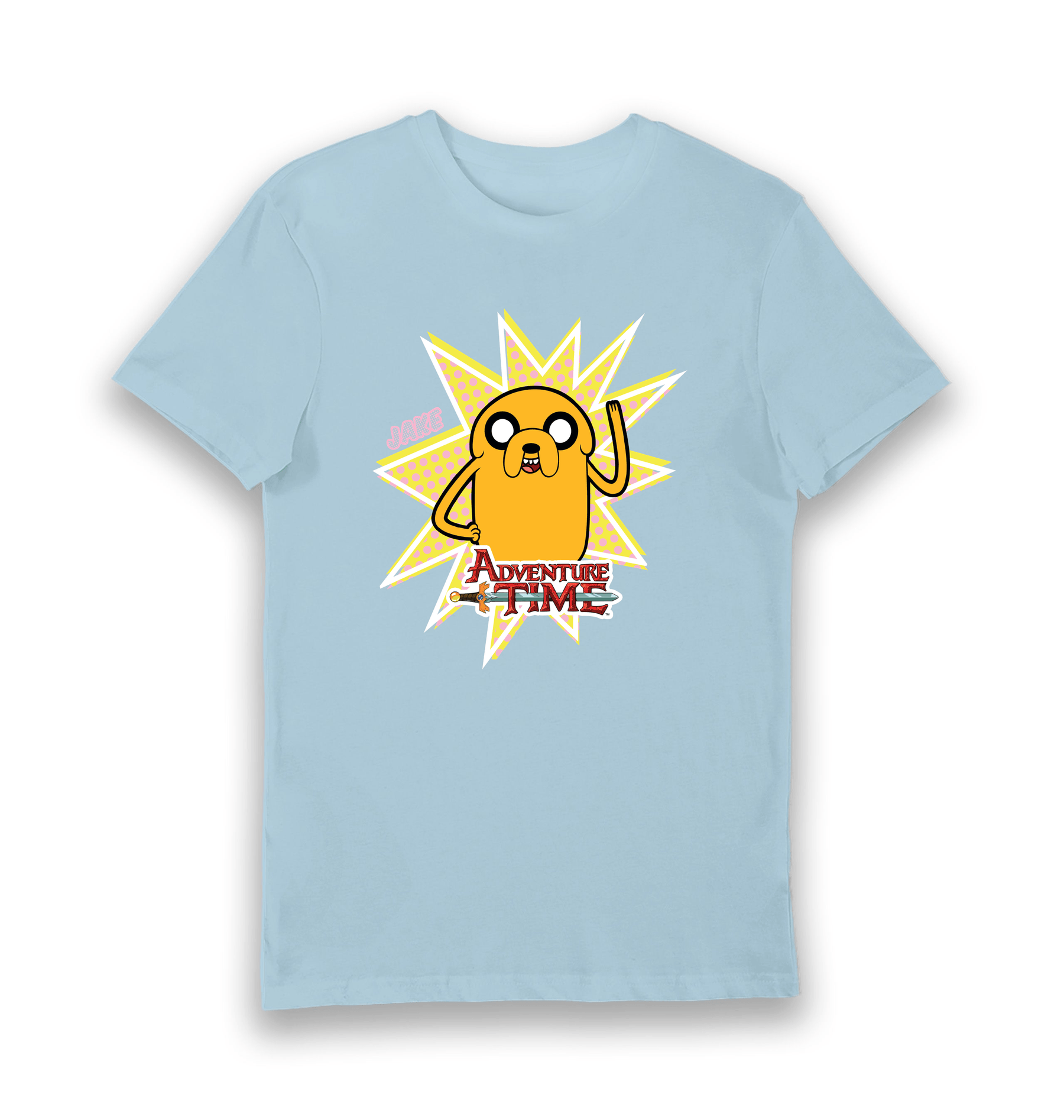 Light Blue Printed T-shirt Front