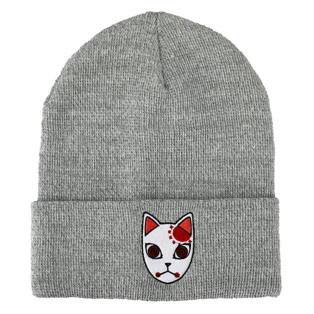 Grey Beanie Front