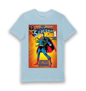 Light Blue Printed T-shirt Front