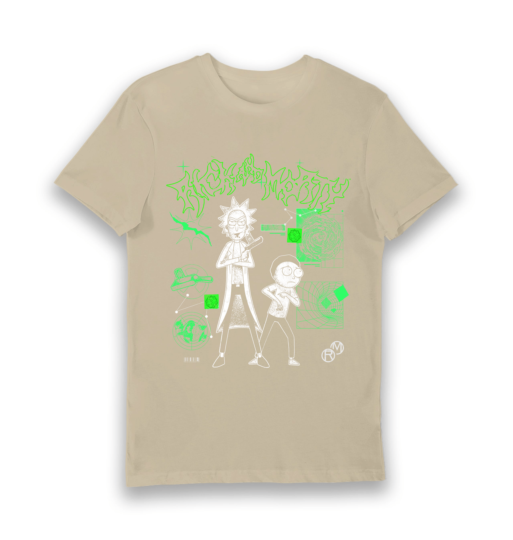 Sand Printed T-shirt Front