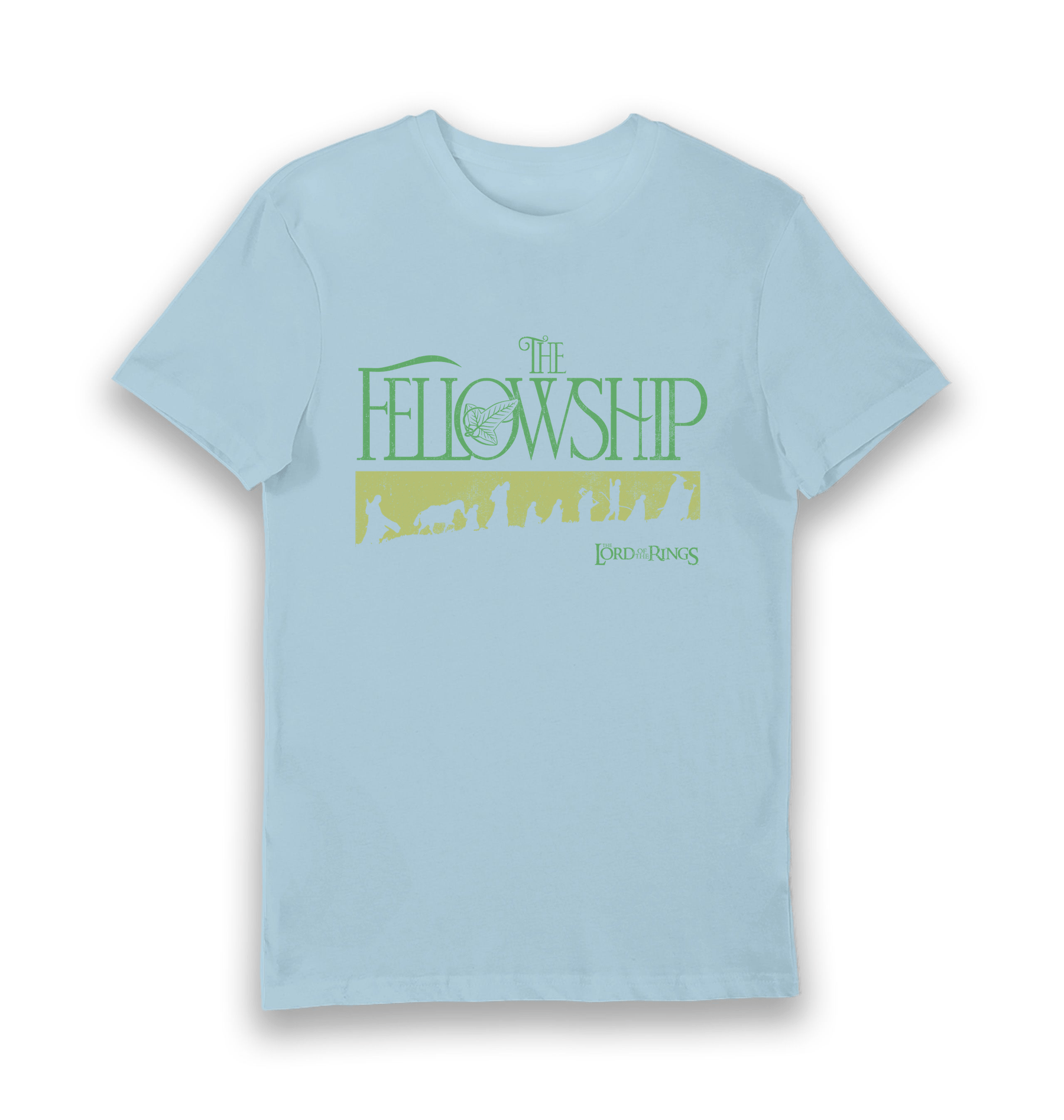 Light Blue Printed T-shirt Front