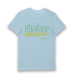 Light Blue Printed T-shirt Front