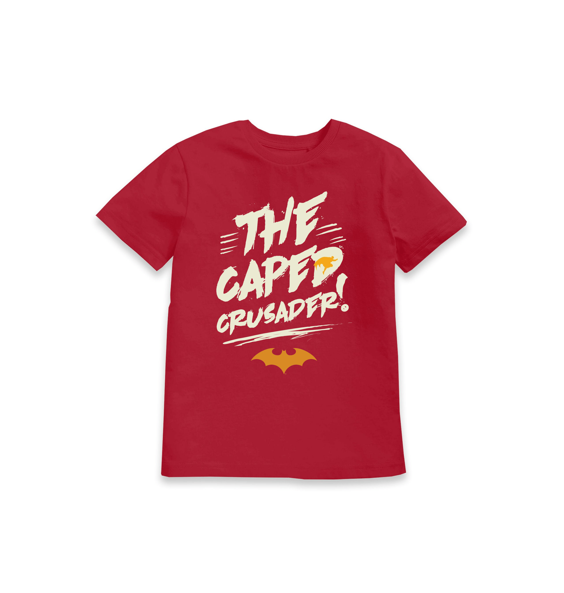 Red Printed Kids T-Shirt Front