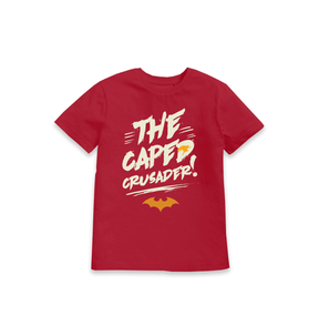 Red Printed Kids T-Shirt Front