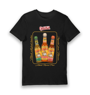 Black Printed T-shirt Front