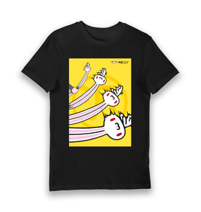Black Printed T-shirt Front