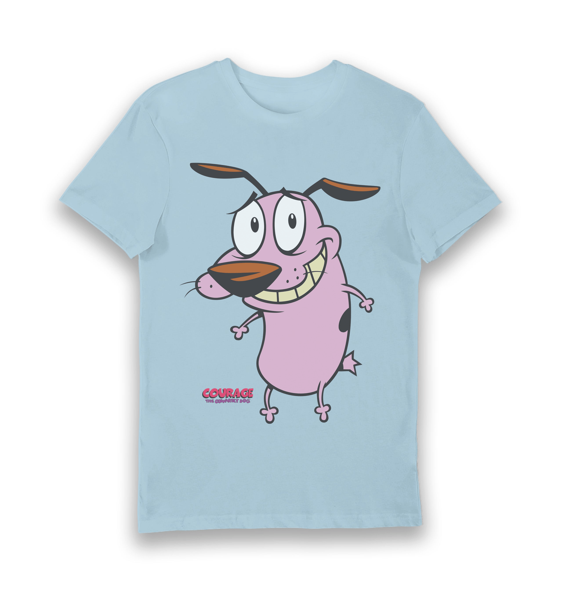 Light Blue Printed T-shirt Front