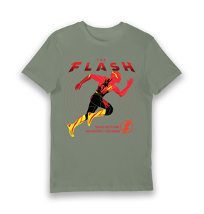 Khaki Printed T-shirt Front