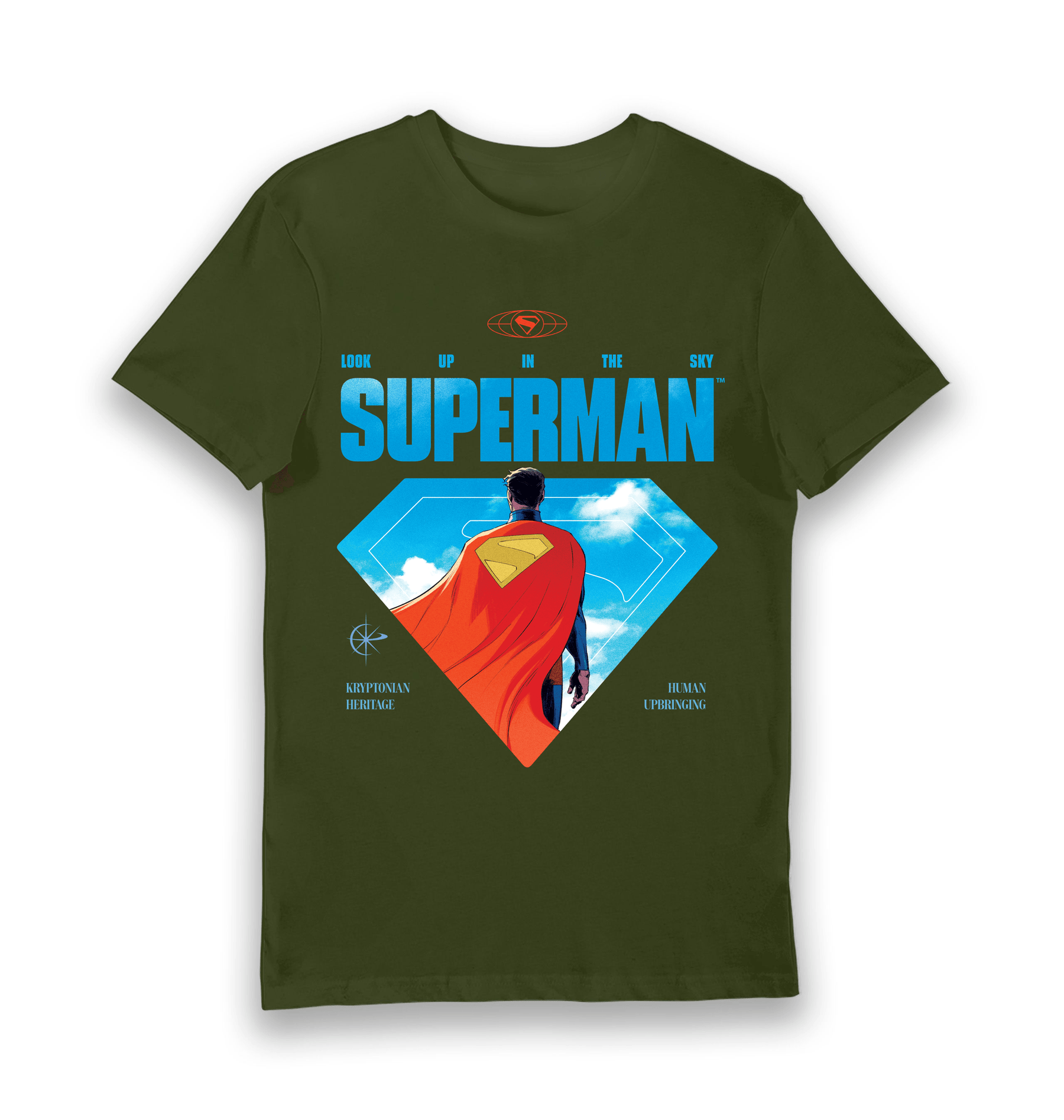 Forest Green Printed T-shirt Front
