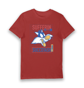 Red Printed T-shirt Front