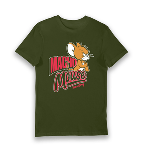 Forest Green Printed T-shirt Front