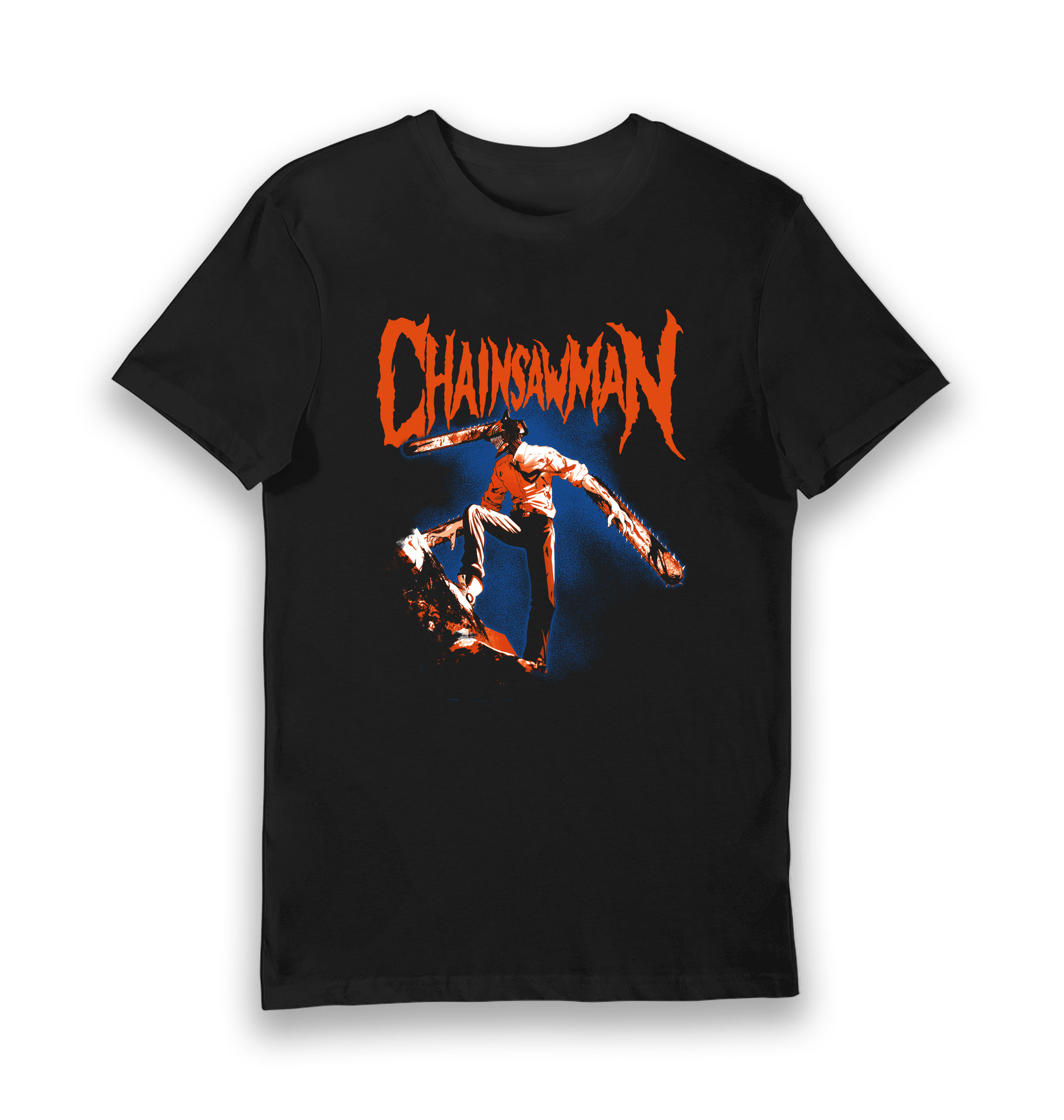 Black Printed T-shirt Front