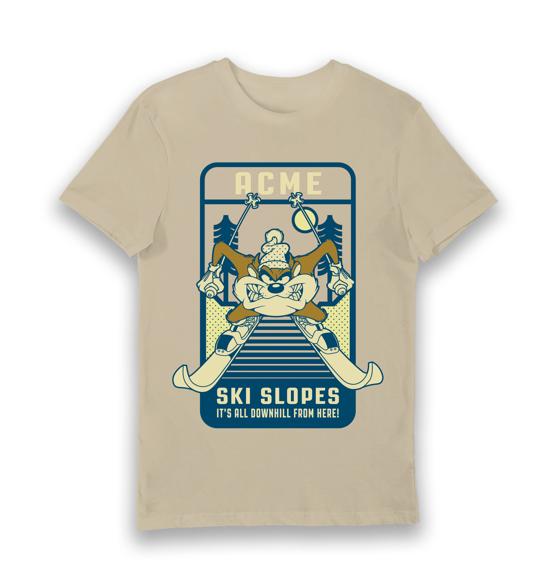 Sand Printed T-shirt Front