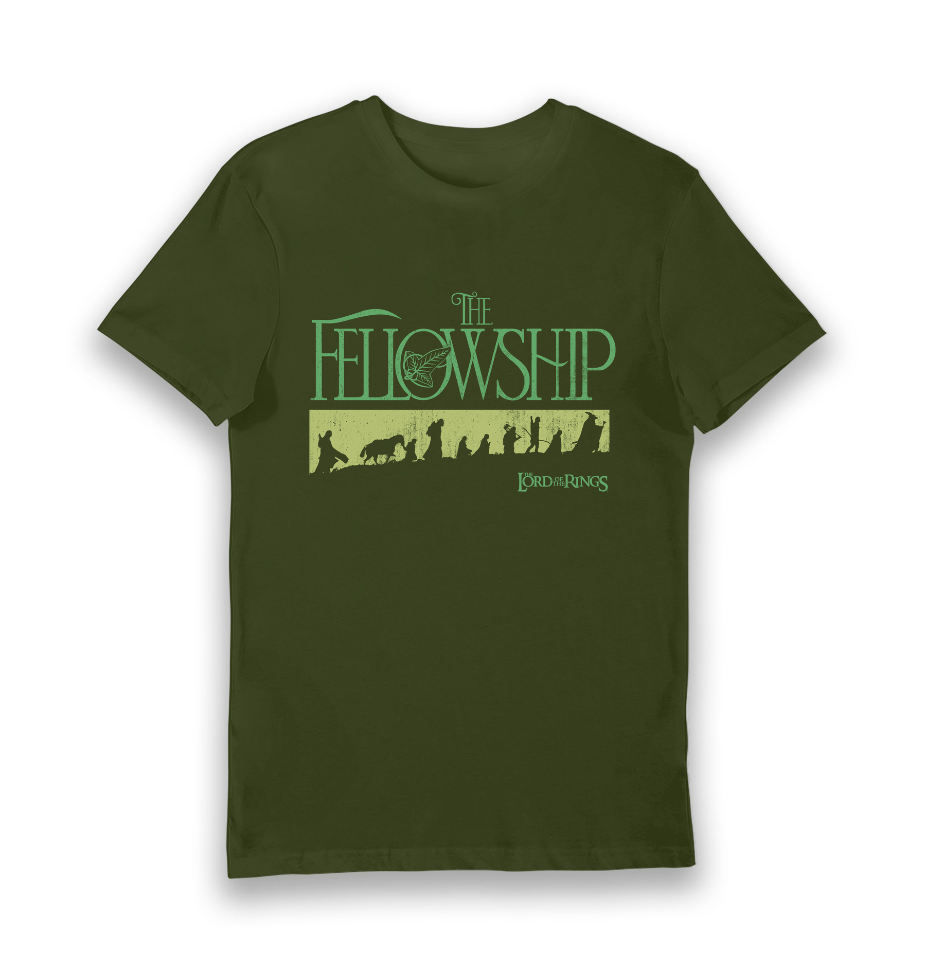 Forest Green Printed T-shirt Front