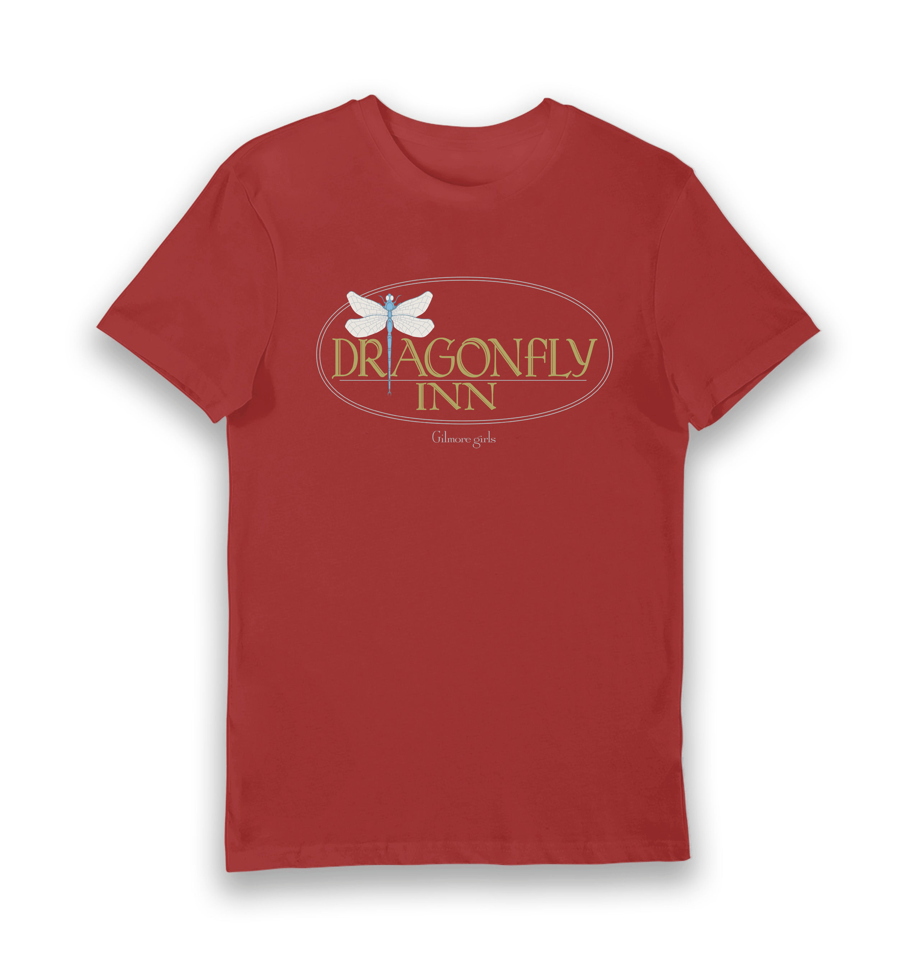 Red Printed T-shirt Front