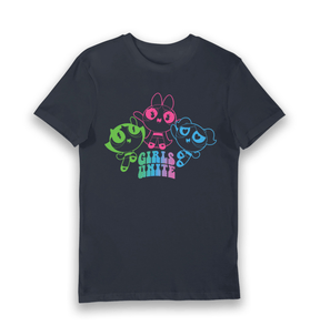 Navy Printed T-shirt Front