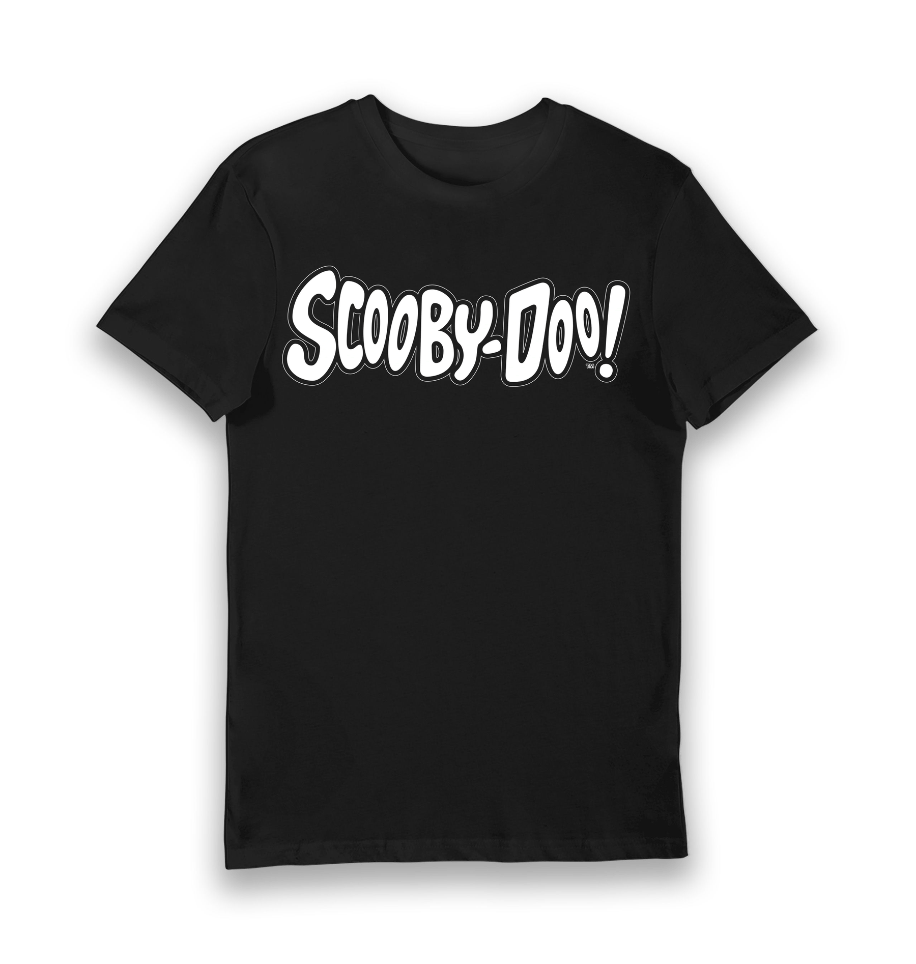 Black Printed T-shirt Front