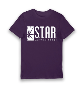 Purple Printed T-shirt Front