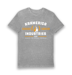 Sports Grey Printed T-shirt Front