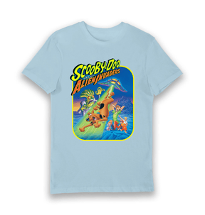 Light Blue Printed T-shirt Front