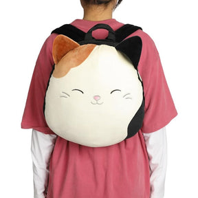 Squishmallows 3D Cam The Cat 14 inch Plush Mini Backpack, Pink, Taglia unica