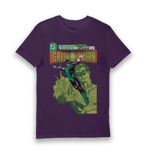 Purple Printed T-shirt Front