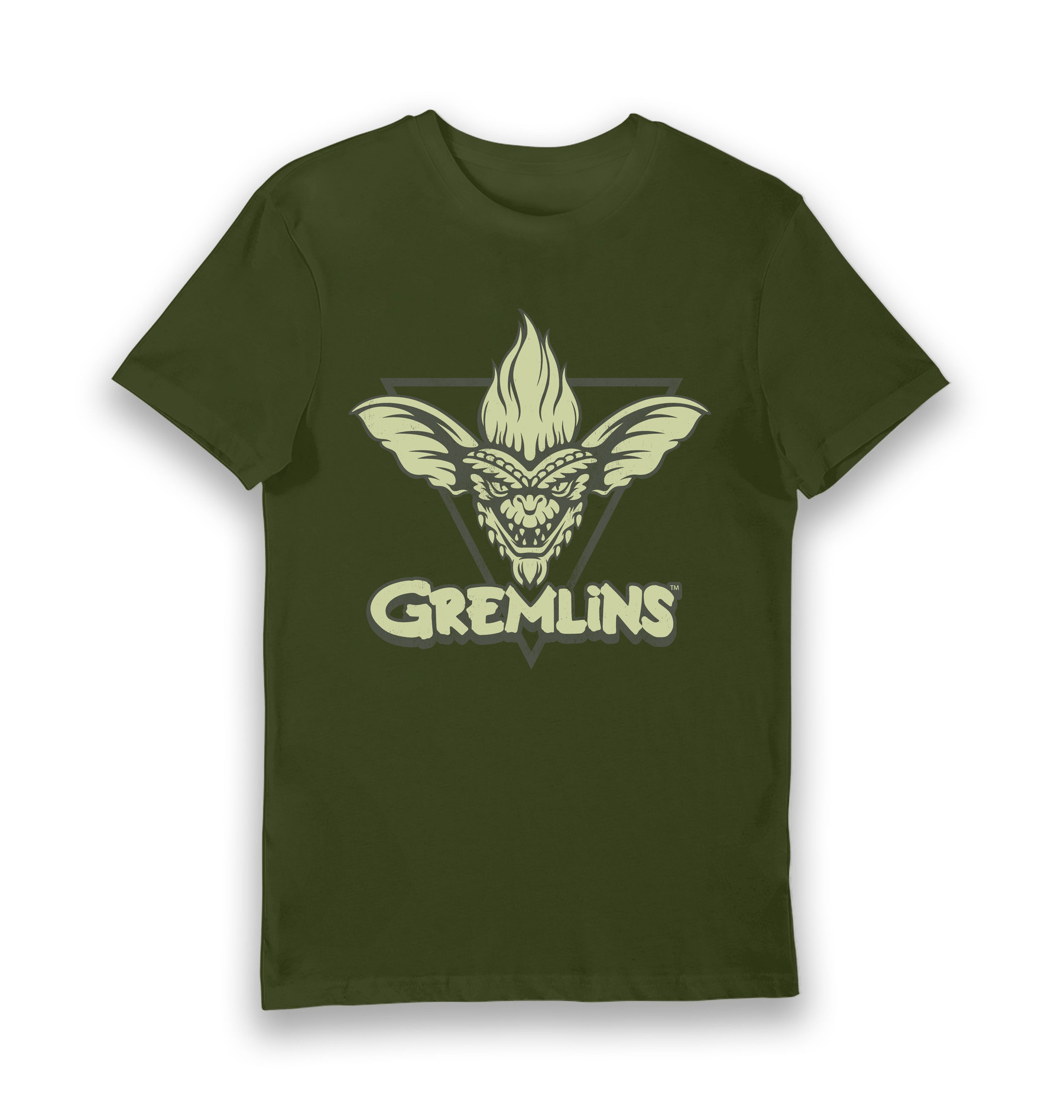 Forest Green Printed T-shirt Front