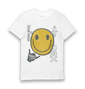White Printed T-shirt Front